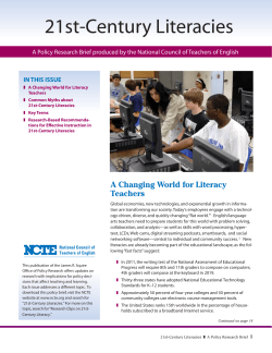 21st-Century Literacies