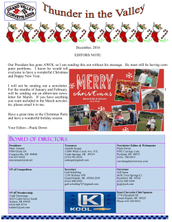 December, 2016.pub - Grand Valley Corvette Association