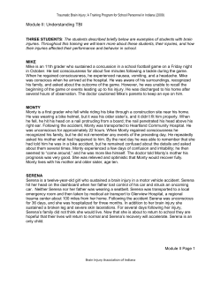 Module II - The Brain Injury Association of Indiana