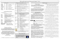 Faith Formation Faith Formation Upcoming Events Upcoming Events