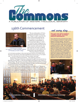 June 2012 - Western Theological Seminary