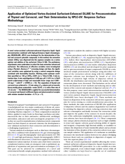 Application of Optimized Vortex-Assisted Surfactant