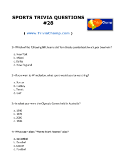 sports trivia questions #28