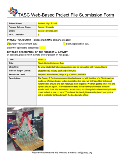 TASC Web-Based Project File Submission Form