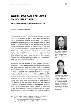 North Korean Refugees in South Korea - Konrad-Adenauer