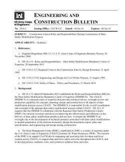 ECB 2016-1 Construction Liaison Roles and