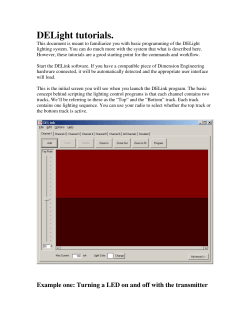 DELight Programming Tutorials