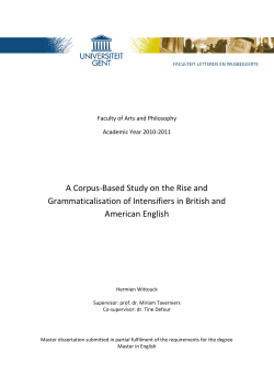 A Corpus-Based Study on the Rise and Grammaticalisation of