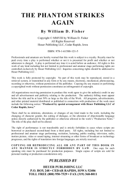 Script Preview - Heuer Publishing