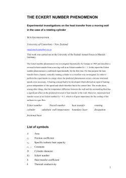 THE ECKERT-NUMBER PHENOMENON