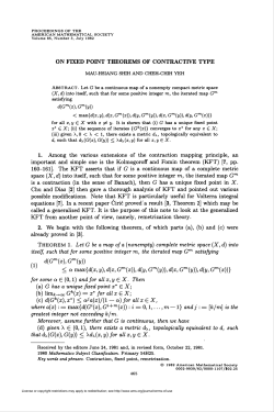 ON FDTED POINT THEOREMS OF CONTRACTIVE TYPE that d\(G
