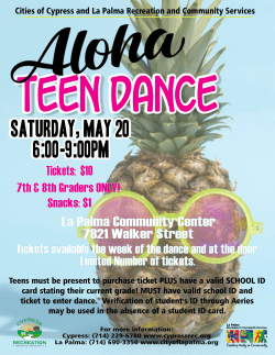 Aloha Dance - City of La Palma