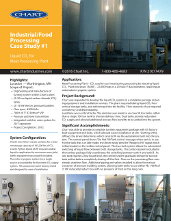 Industrial/Food Processing Case Study #1