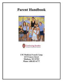 Thank you for registering your child for French Camp a la Maison