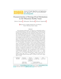 Parameterization of Strategy-Proof Mechanisms in the Obnoxious