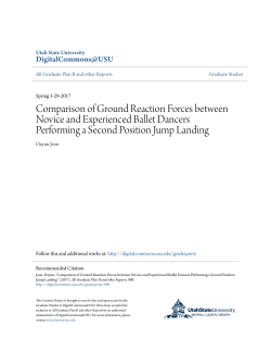 Comparison of Ground Reaction Forces between Novice and
