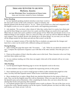 Ma&ntilde;anActivities