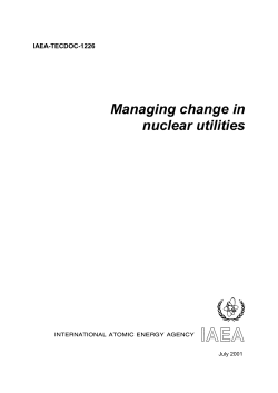Managing change in nuclear utilities