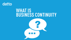 how`s that for defining business continuity?