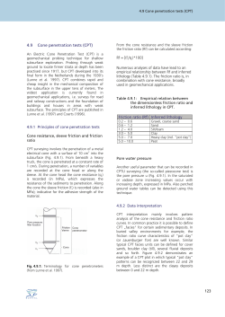 4.9 Cone penetration tests (CPT) - LIAG