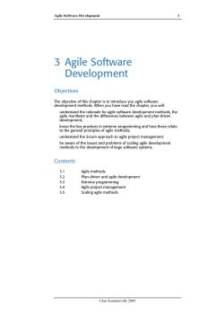 3 Agile Software Development