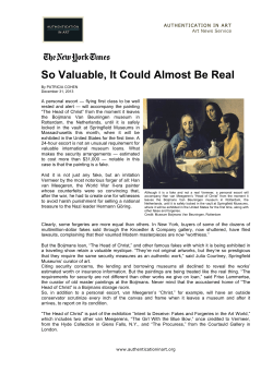 So Valuable, It Could Almost Be Real - NYT