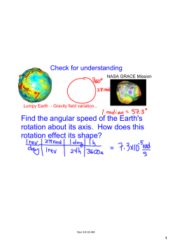 Find the angular speed of the Earth`s rotation