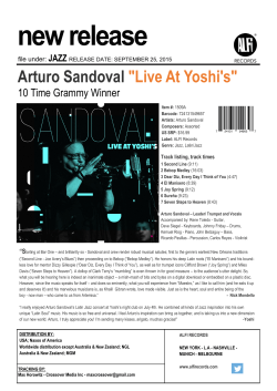 Arturo Sandoval "Live At Yoshi`s"