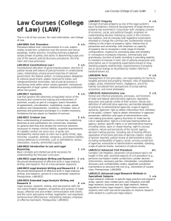 LAW - The University of Iowa 2016
