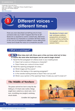 Different voices &ndash; different times - Assets