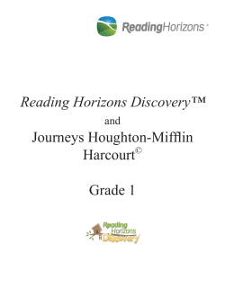 Reading Horizons Discovery&trade; Journeys Houghton