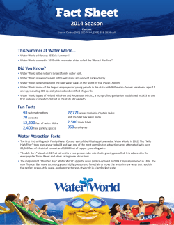 Fact Sheet - Water World