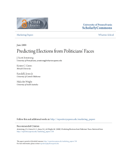 Predicting Elections from Politicians` Faces