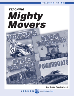 Teaching Mighty Movers