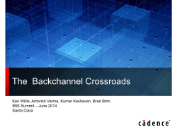 The Backchannel Crossroads