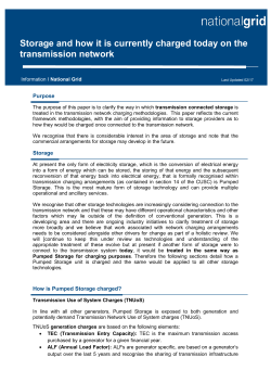 Storage and how it is currently charged today on the