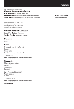 here - Chicago Symphony Orchestra