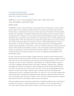 impact of colonization on the native california