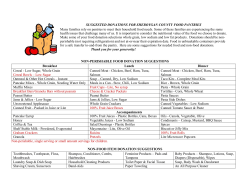to a list of suggested meal donations for Sheboygan
