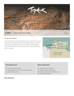 5 DAY | Top-End-Discovery