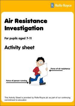 Air Resistance Investigation - Rolls