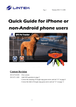 Quick Guide f non-Android phon Quick Guide for iPhone or Android