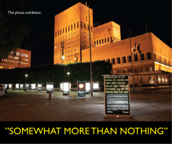 SOMEWHAT MORE THAN NOTHING&rdquo;