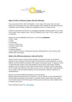 Info on flu remedies - German International School