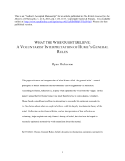 What the Wise Ought Believe