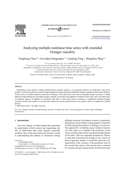 Analyzing multiple nonlinear time series with extended Granger
