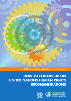 How to Follow Up on United Nations Human Rights