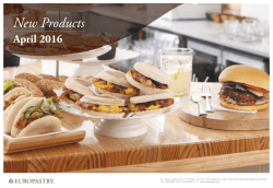 New Products April 2016