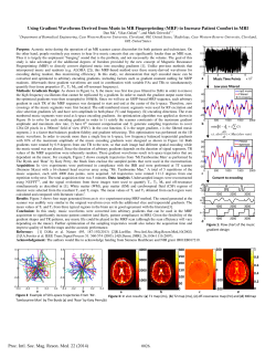 Proc. Intl. Soc. Mag. Reson. Med. 22 (2014)