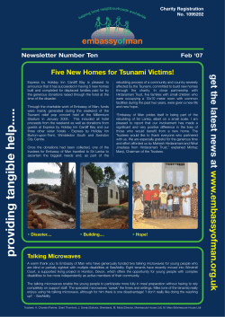 Five New Homes for Tsunami Victims